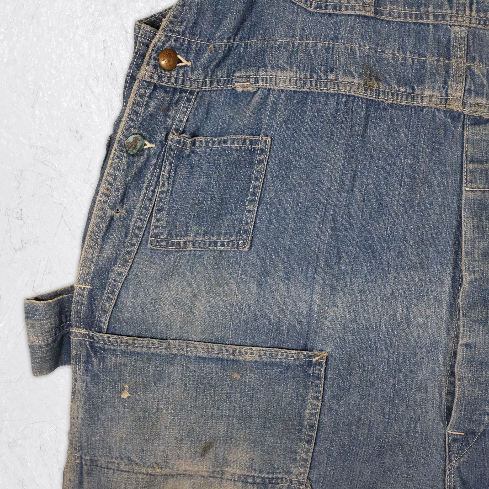 Finck's Red Bar Overalls | Cool Water Dry Goods
