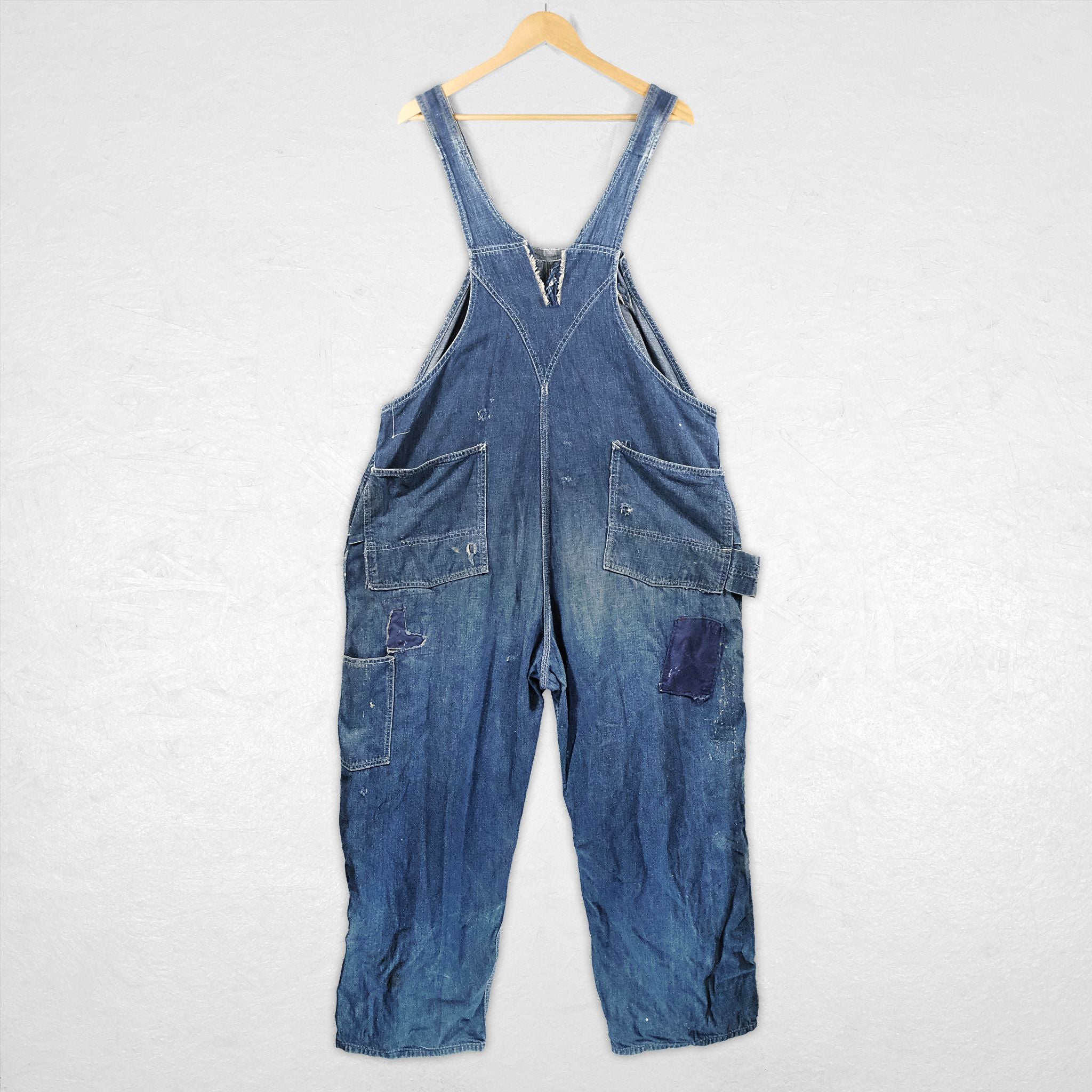 Finck's Red Bar Overalls | Cool Water Dry Goods