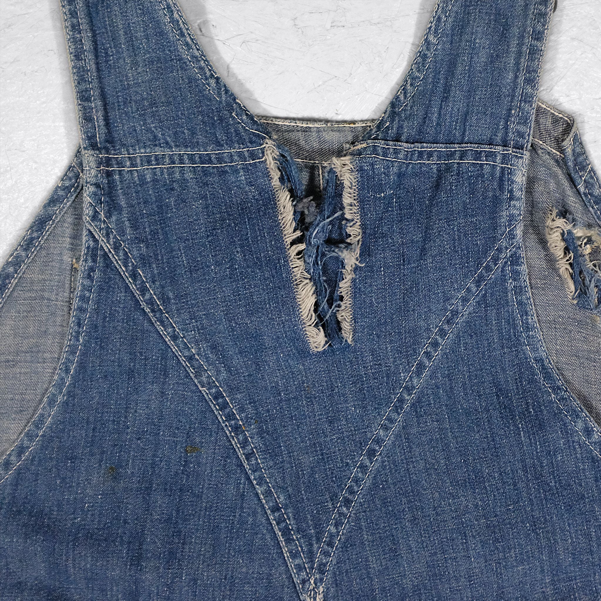 Finck's Red Bar Overalls | Cool Water Dry Goods